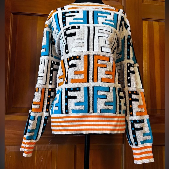 Multicolor Monogram Sweater - Picture 8 of 13